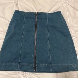 Jean A-line Skirt
